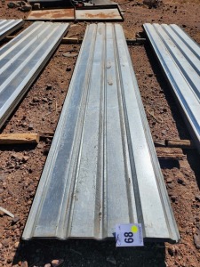 28 Item - Sheet IBR 4,59 m long x ,82m wide x 5mm thick.Removed from roof trusses Lot 11-15