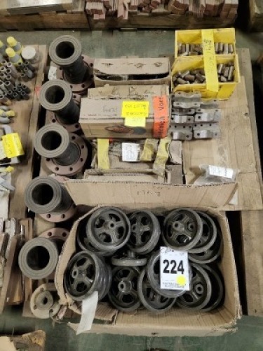 84.6kg Valves,reducer,roundbar and expansion joints(See Description)