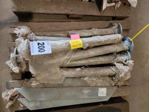 62kg Plate, Pipe with flange 62kg total
