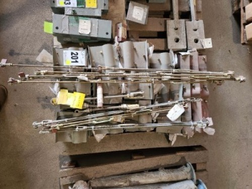 135kg Hanger rods various,clamp,pipe (See Description)
