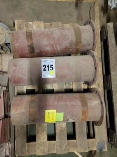 183kg Pipe with flange 6150mm long 300mm diameter
