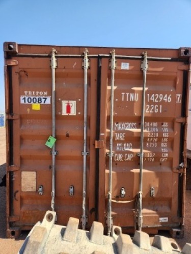 1 - ITEM Container Storage 6M Empty. Condition Fare