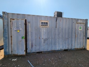 1 - ITEM Container storage 6m Restroom, 5 Toilet unit