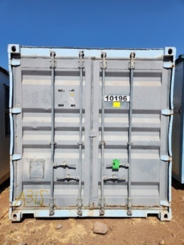 1 - ITEM Container storage12m Restroom, 8 Toilet unit, 4 showers, 6 wash basins