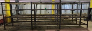 1 - ITEM Shelf steel heavy duty, 6m long x,6m wide x 2m high