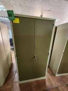 2 - ITEMS Cupboard filing steel1,8m high x 0 ,9m long x 0 ,45m wide