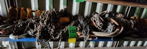 21 - ITEMS Chainblock, Beam Clamp, Trolley, Flat Web Sling, Steel Sling & Shankles. See Description